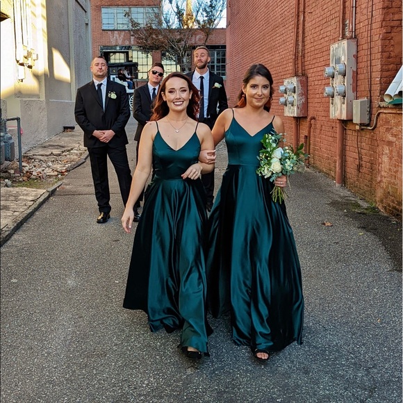 JULIET FORMAL HIGH SLIT DRESS - Picture 6 of 9